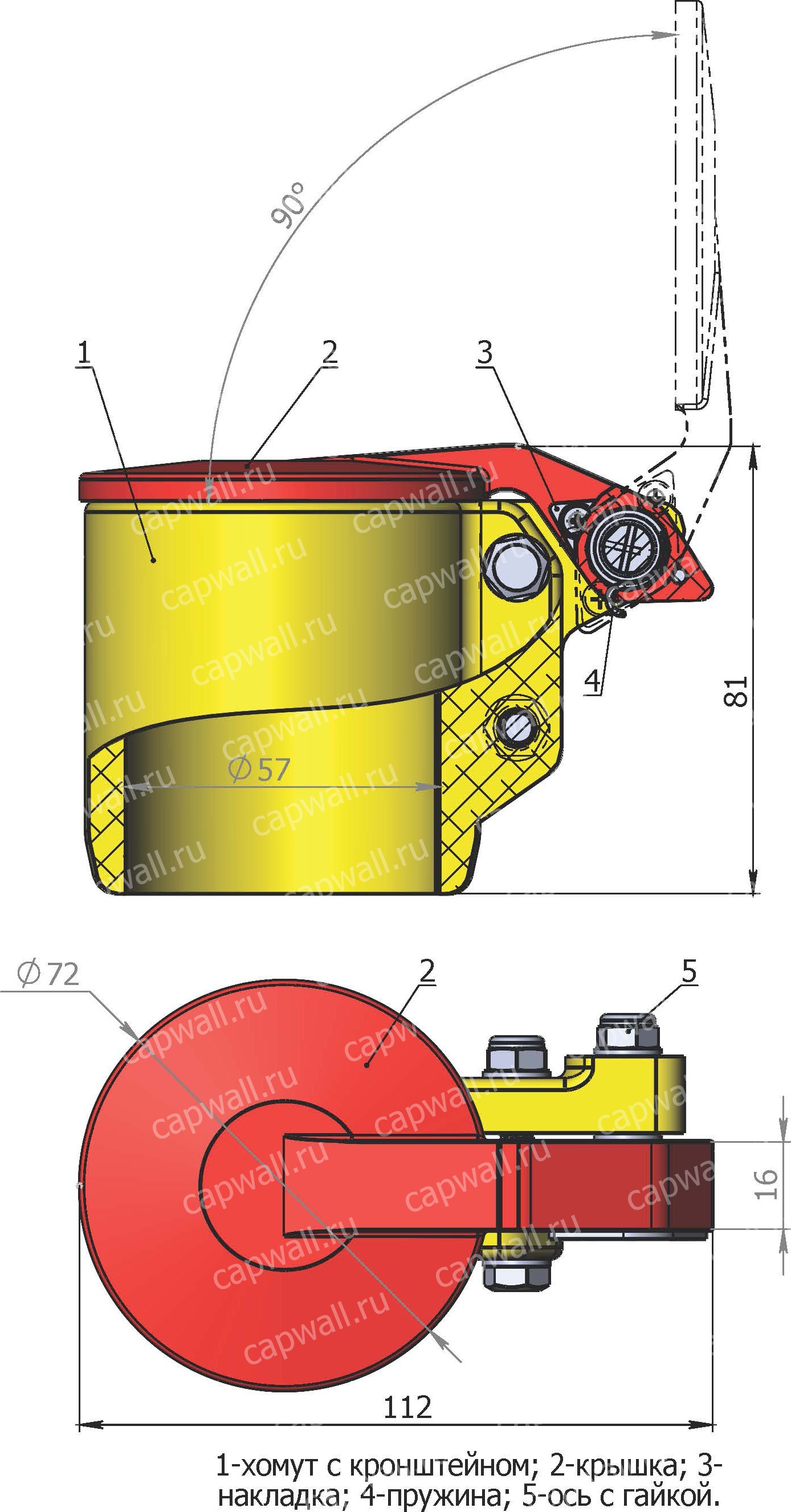 Чертеж оголовка АЛТ С.302661.003